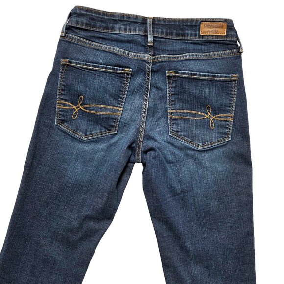 Denizen From Levis Womens Modern Boot Cut Jeans Denim Mid Rise Blue 27X32 - Picture 6 of 11